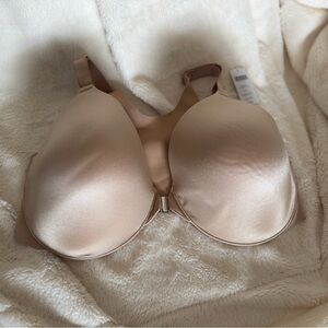 NWT Soma Soft Tan Vanishing Back Full Coverage Front Closure Bra